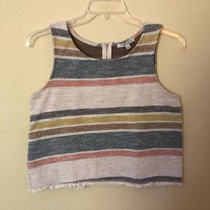 Green Envelope Stripped Tank